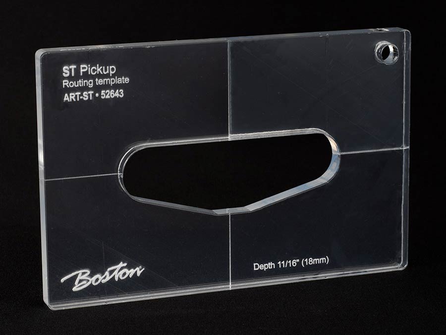 Boston ART-ST pickup routing template ST