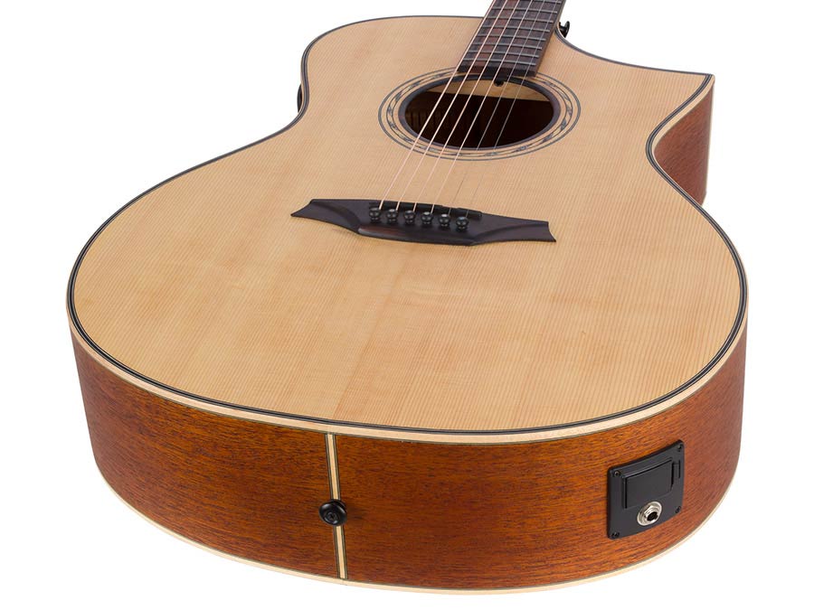 Bromo BAT4CE Tahoma Series Hillside Auditorium Elektro-akoestische Gitaar - Satin