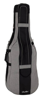 Boston CT-134-GR cello bag 19mm padded 3/4, light grey, 2 straps, various pockets