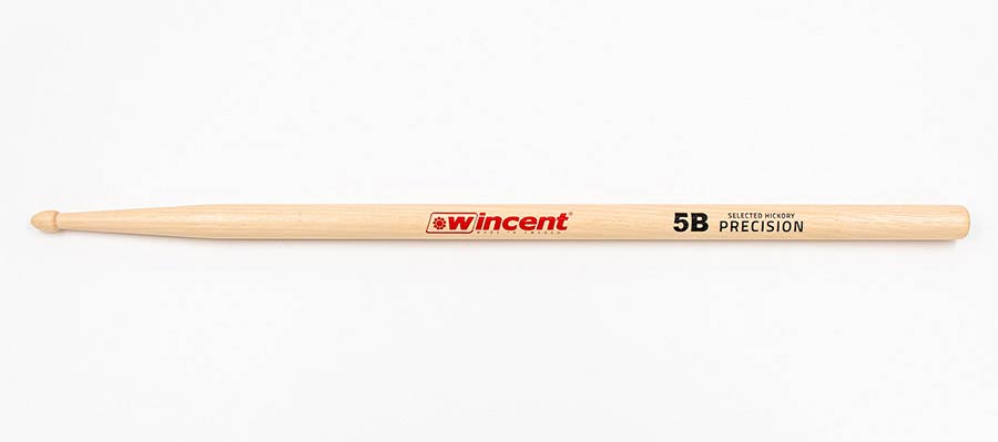 Wincent W-5BP 5B Precision Hickory Drumstokken – 406 x 15 mm