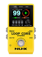NUX LOOPCST Loop Core Stereo Digitaal Looperpedaal