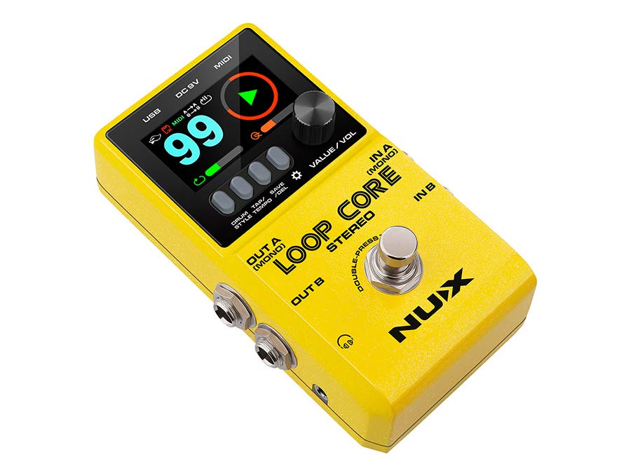 NUX LOOPCST Loop Core Stereo Digitaal Looperpedaal