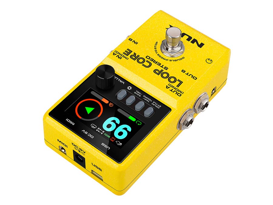 NUX LOOPCST Loop Core Stereo Digitaal Looperpedaal