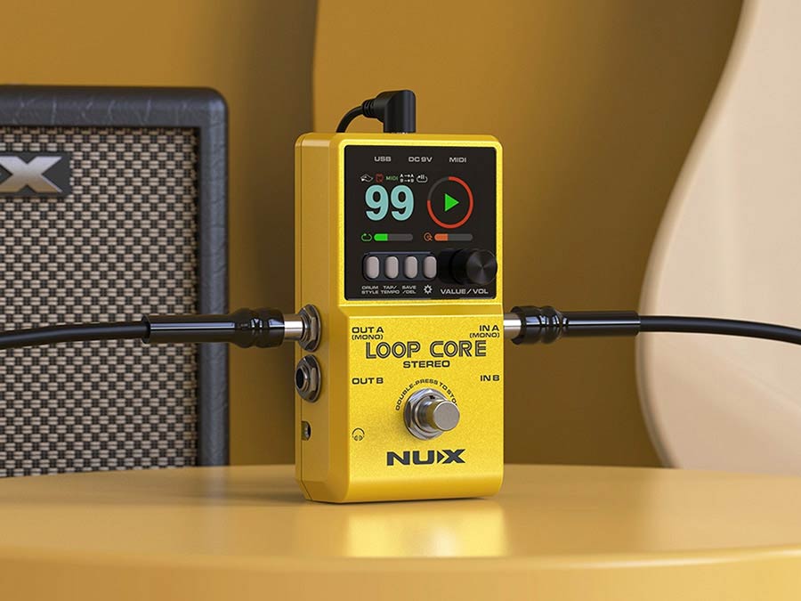 NUX LOOPCST Loop Core Stereo Digitaal Looperpedaal