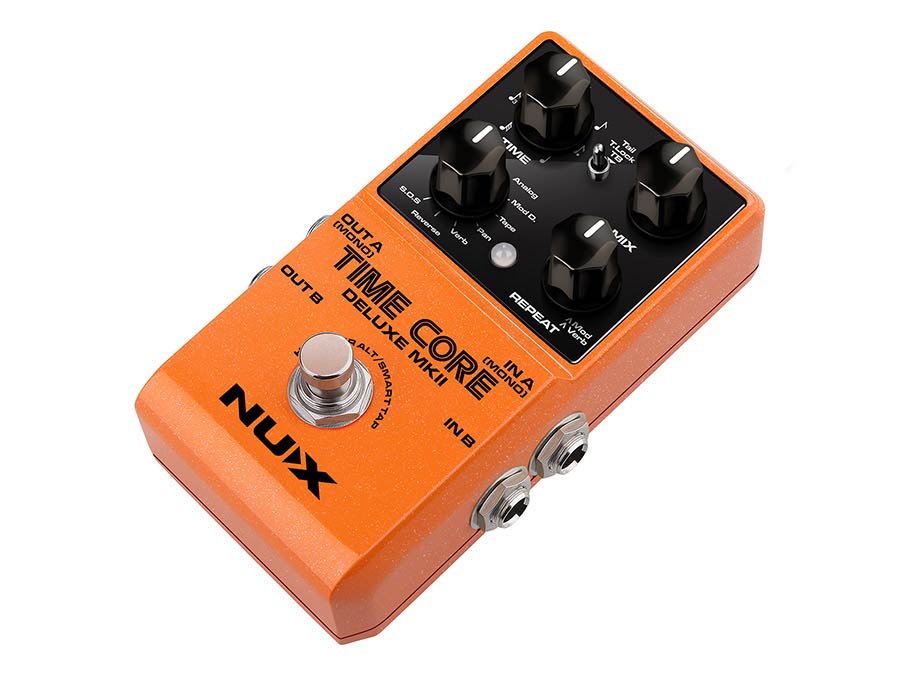 NUX Time Core Deluxe MKII Stereo Delaypedaal met Looper