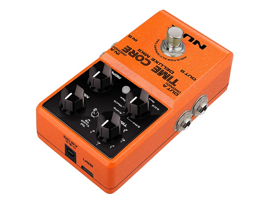 NUX Time Core Deluxe MKII Stereo Delaypedaal met Looper