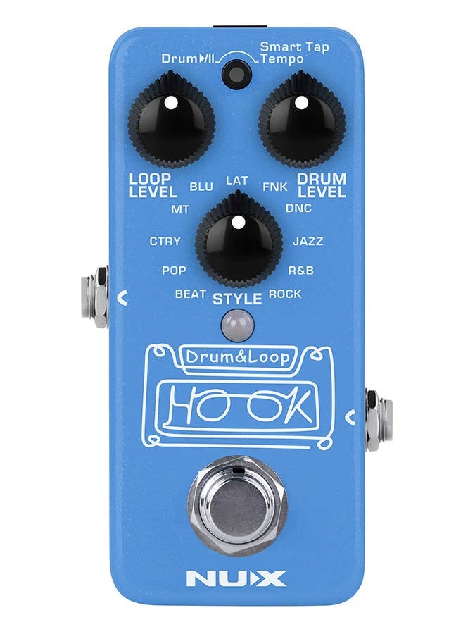 NUX Hook NDL-3 Drum & Loop Looperpedaal met Drumcomputer
