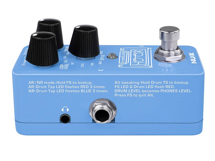 NUX Hook NDL-3 Drum & Loop Looperpedaal met Drumcomputer