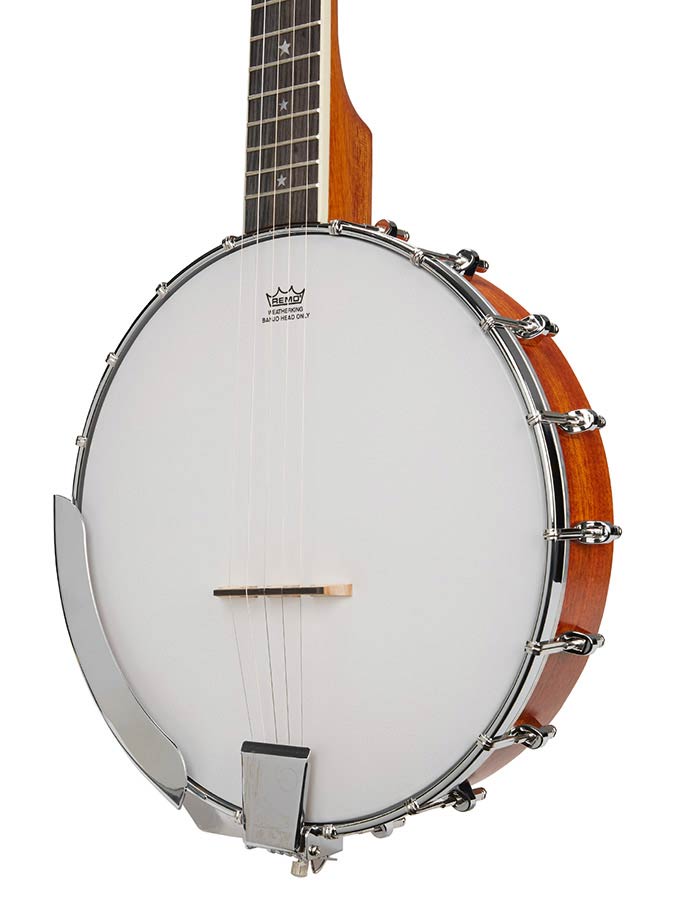 SX BJ305TK 5-snarige openback banjo naturel