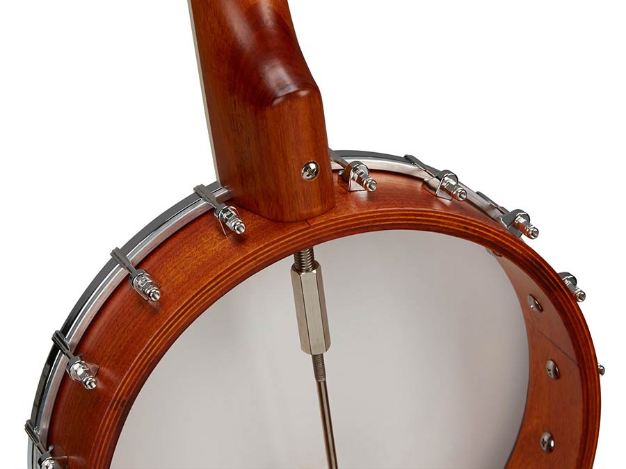SX BJ305TK 5-snarige openback banjo naturel