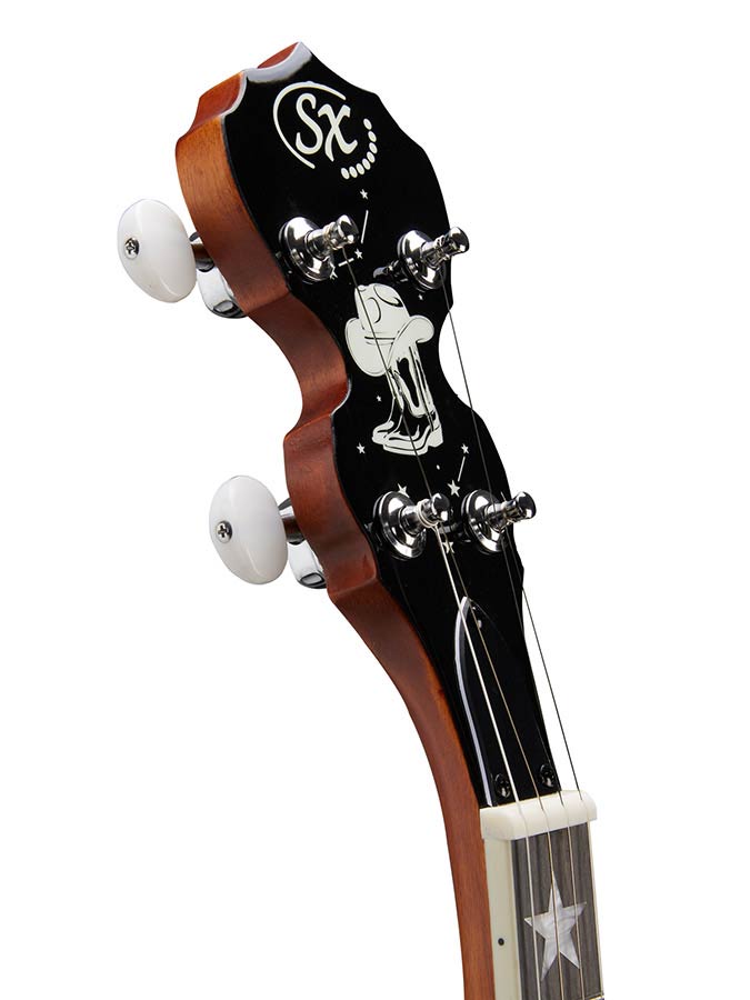 SX BJ305TK 5-snarige openback banjo naturel