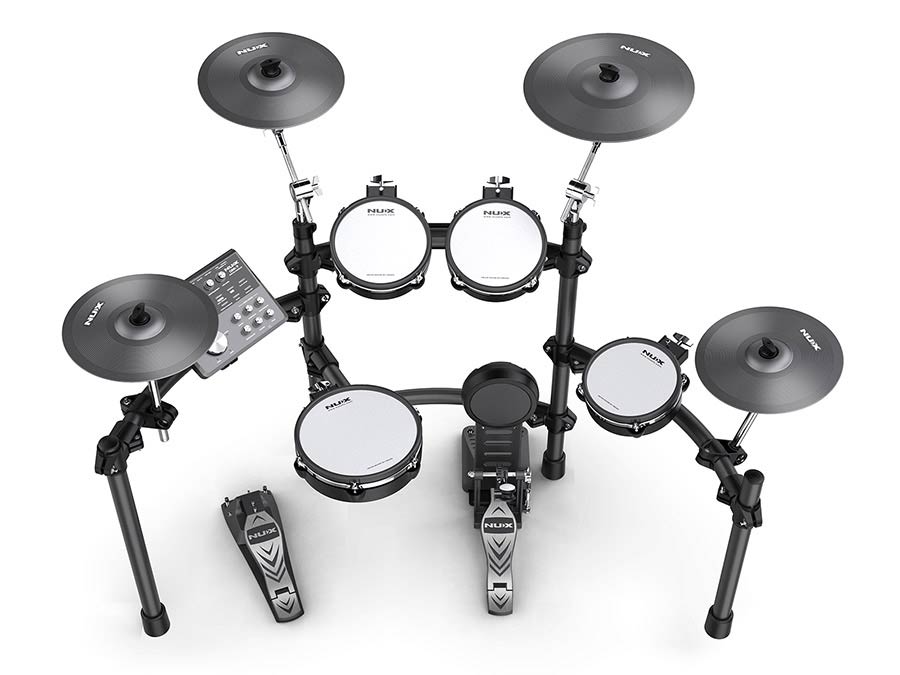 NUX DM-7X elektronisch drumstel met REMO mesh heads en bluetooth