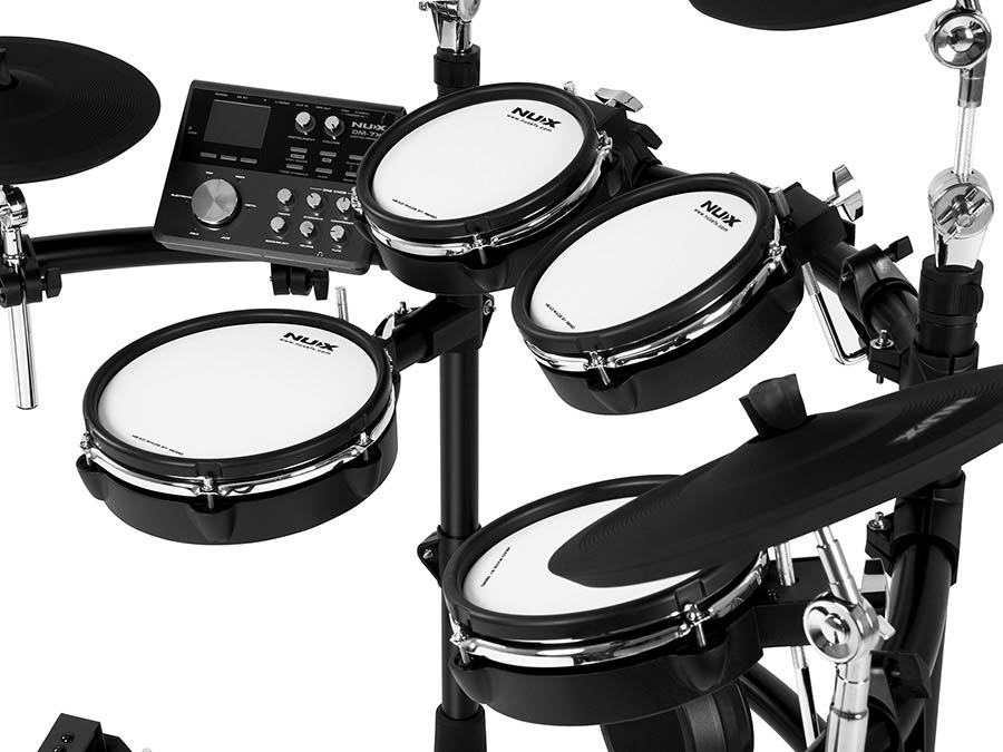 NUX DM-7X elektronisch drumstel met REMO mesh heads en bluetooth
