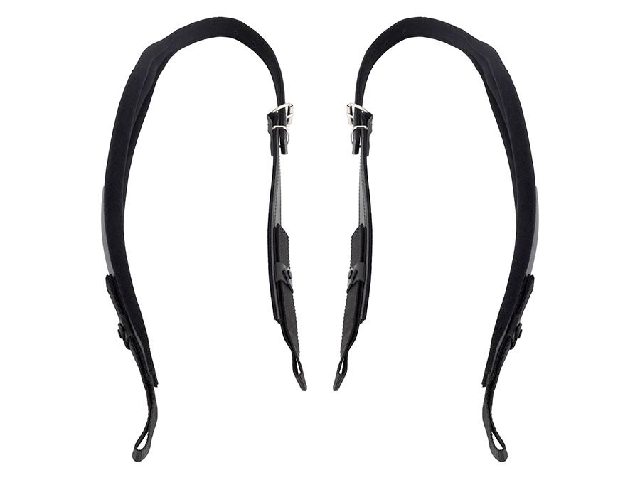 Boston ASFR-1025 accordion straps pair (Roland FR compatible), 70-102 x 5cm, black, nylon, velvet lining, velcro