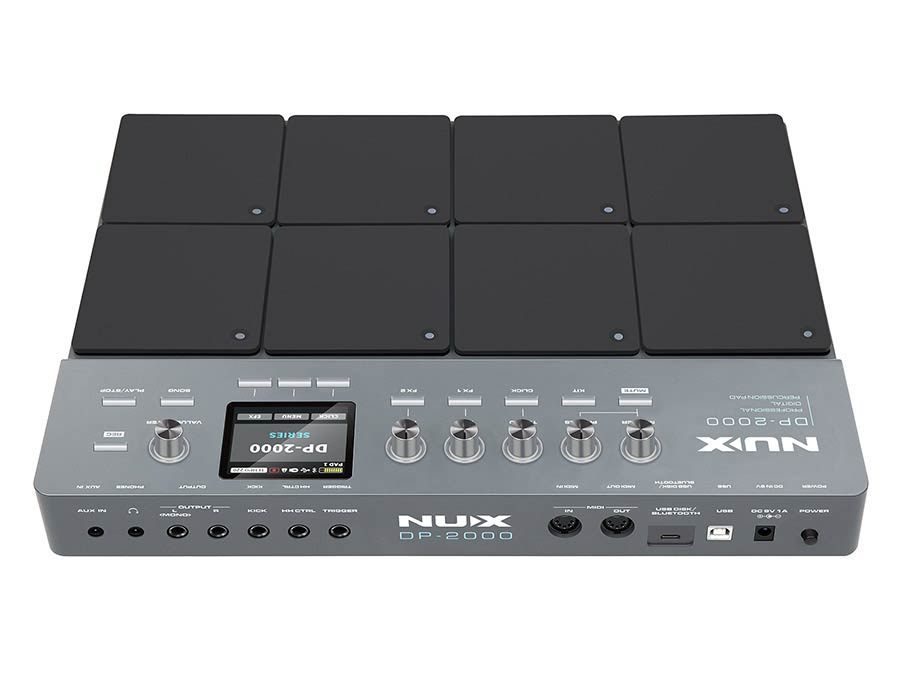 NUX DP-2000 digital percussion pad met 8 aanslaggevoelige pads en USB