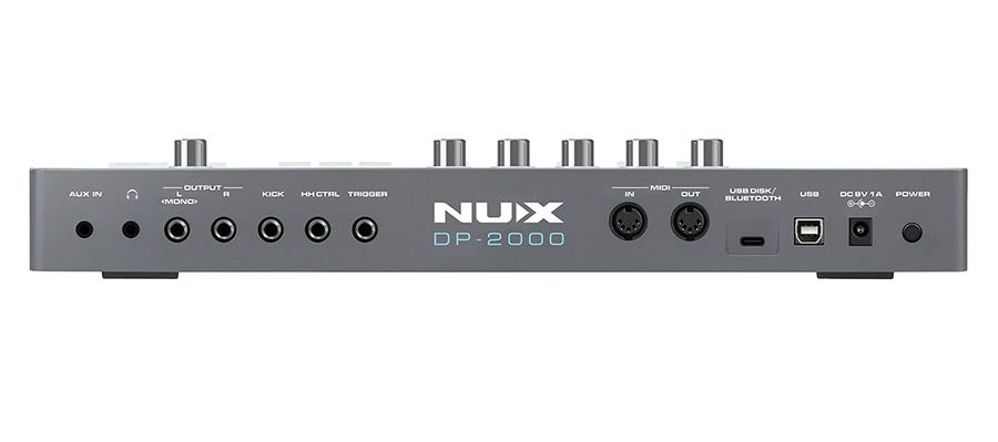 NUX DP-2000 digital percussion pad met 8 aanslaggevoelige pads en USB