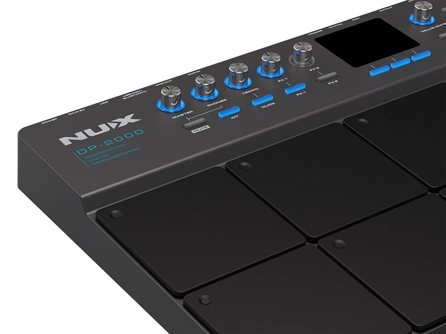 NUX DP-2000 digital percussion pad met 8 aanslaggevoelige pads en USB