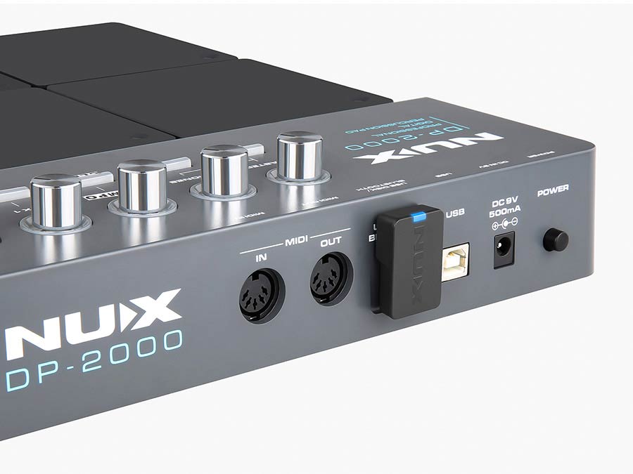 NUX DP-2000 digital percussion pad met 8 aanslaggevoelige pads en USB