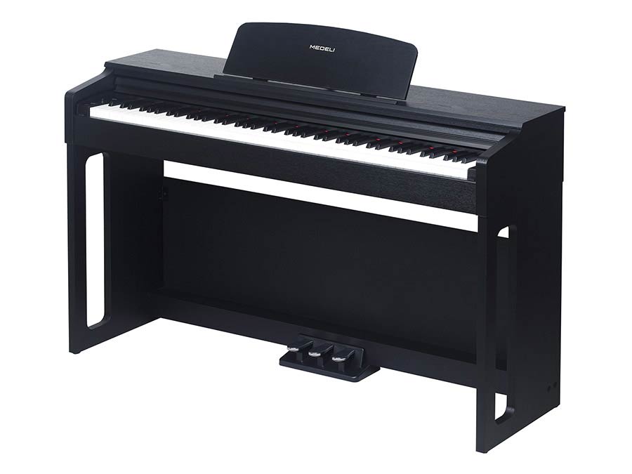 Medeli UP82/BK Digitale Piano met 88 gewogen toetsen – Black Satin