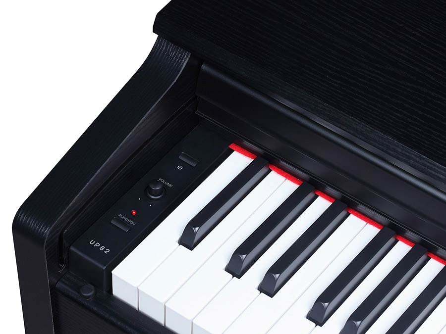 Medeli UP82/BK Digitale Piano met 88 gewogen toetsen – Black Satin