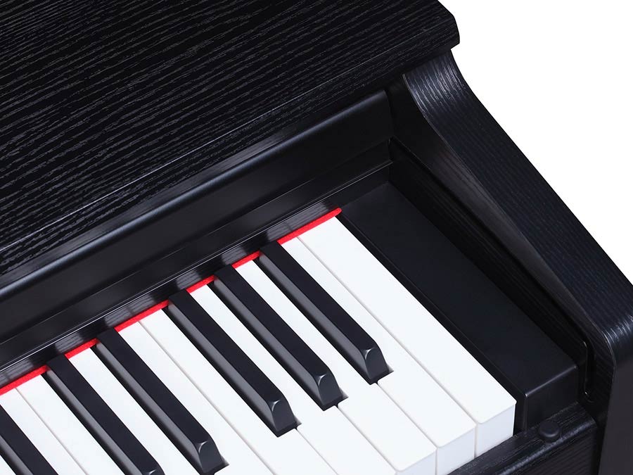 Medeli UP82/BK Digitale Piano met 88 gewogen toetsen – Black Satin