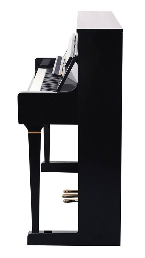 Medeli UP805/GBK digitale piano – G3PW houten klavier, hoogglans zwart