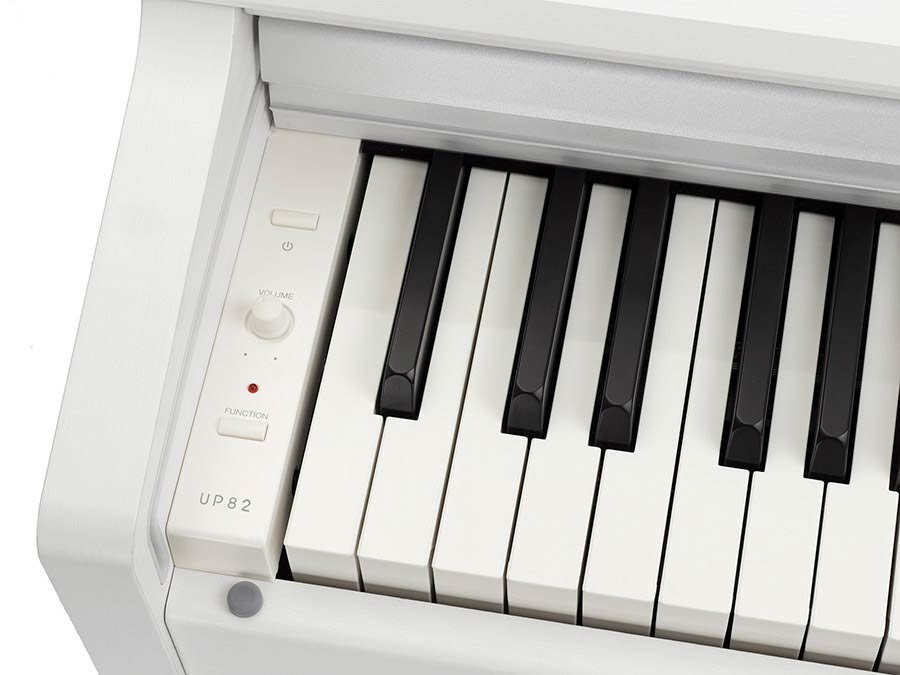 Medeli UP82 digitale piano 88 gewogen toetsen – pure white satin