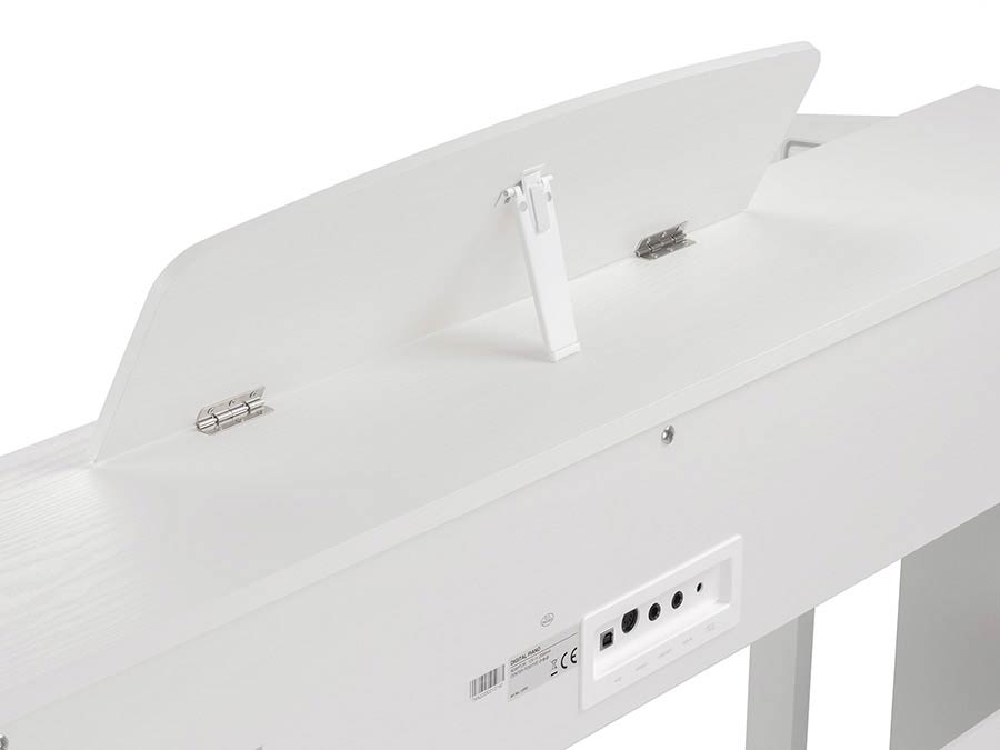 Medeli UP82 digitale piano 88 gewogen toetsen – pure white satin