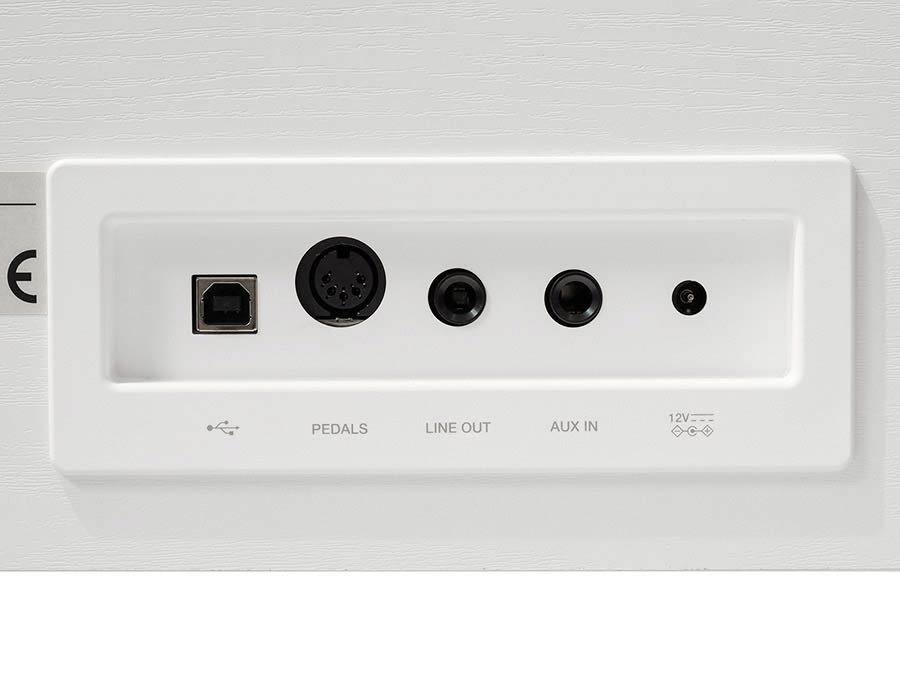Medeli UP82 digitale piano 88 gewogen toetsen – pure white satin