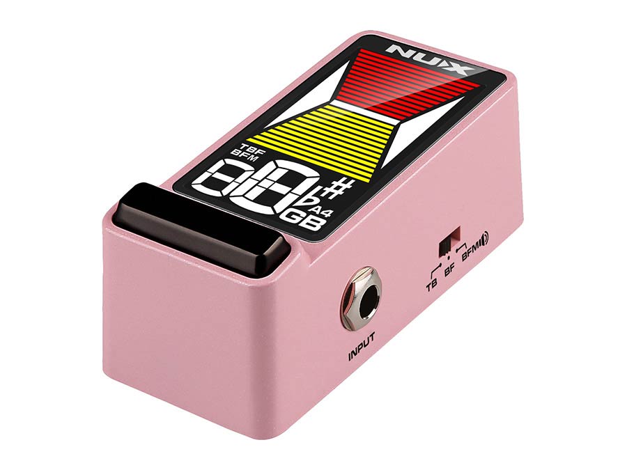 NUX NTU-3MK2PK Flow Tune MKII Stempedaal voor Gitaar en Bas (Roze)
