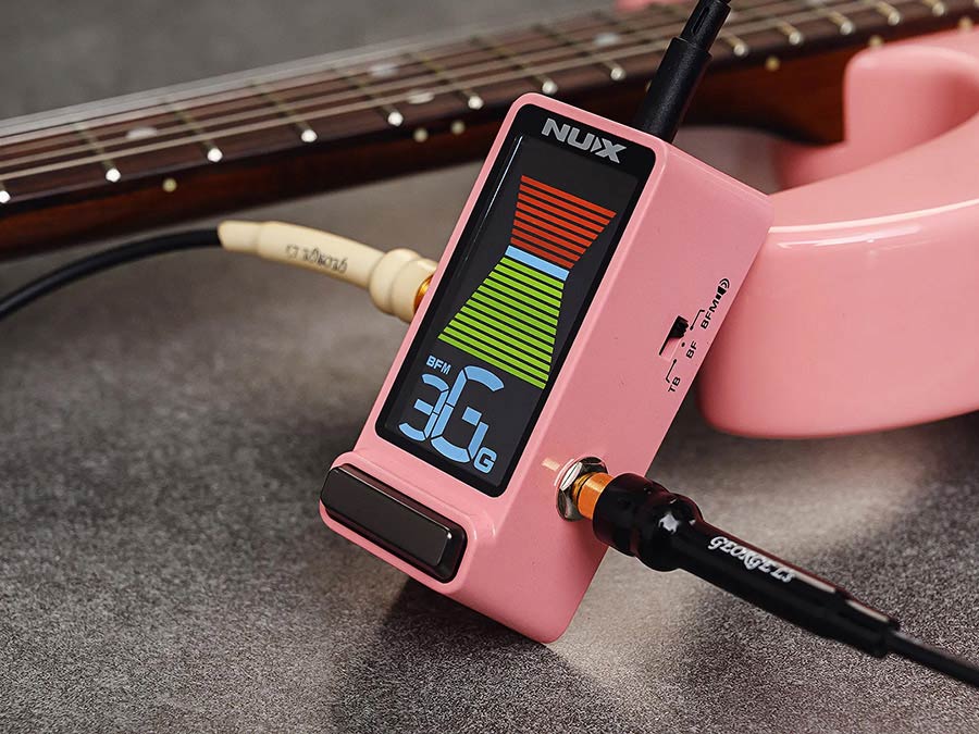 NUX NTU-3MK2PK Flow Tune MKII Stempedaal voor Gitaar en Bas (Roze)