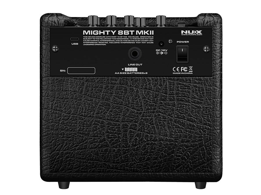 NUX Mighty 8BT MKII Draagbare Modeling-Versterker 8W met Bluetooth