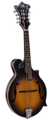 SX SMF840VS F-Style mandoline all solid vintage sunburst met gigbag