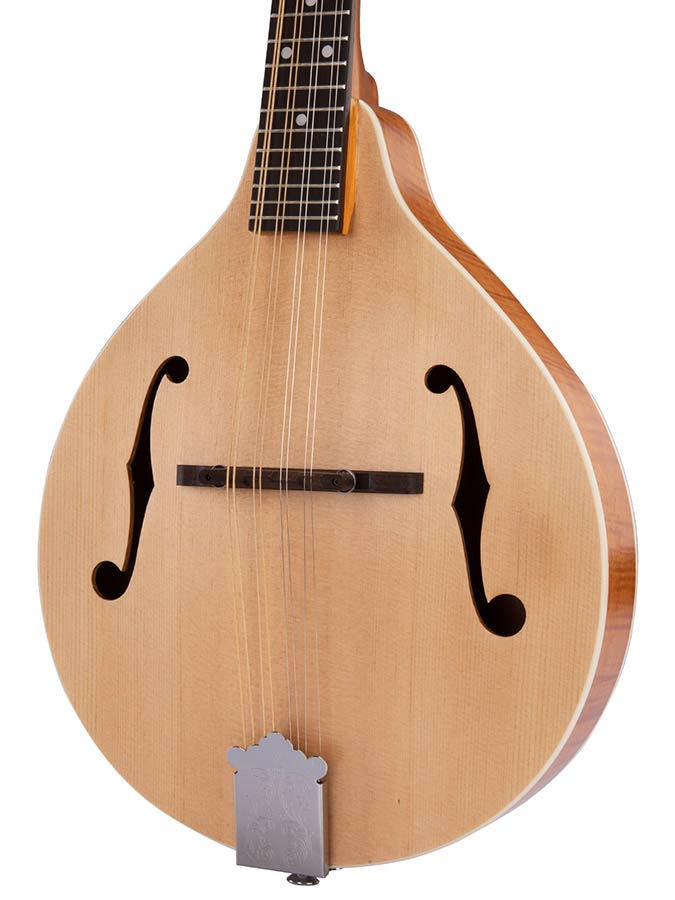 SX SMA600 A-Style mandoline naturel met massief sparren bovenblad