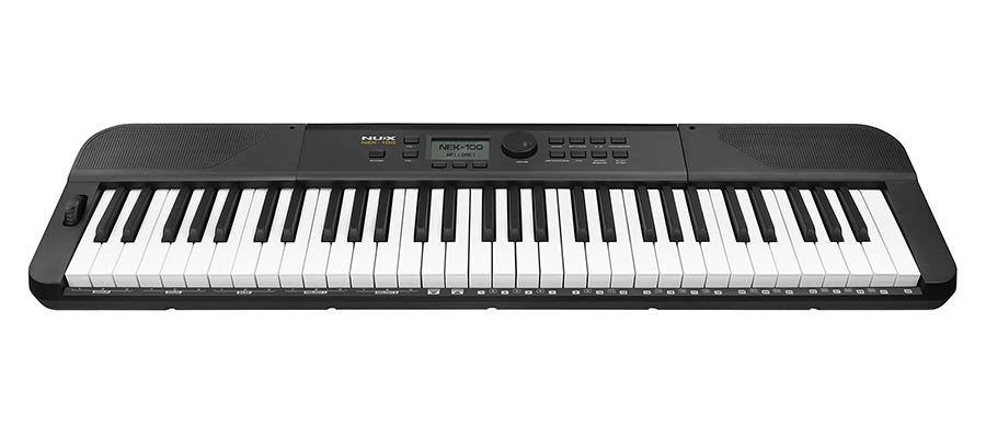 NUX NEK-100 draagbaar keyboard met 61 aanslaggevoelige toetsen