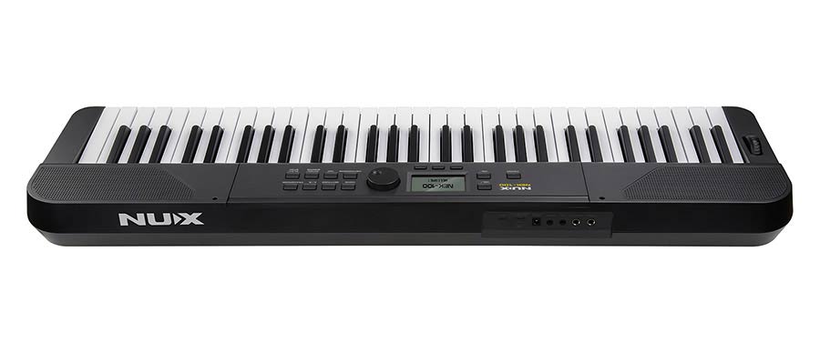 NUX NEK-100 draagbaar keyboard met 61 aanslaggevoelige toetsen