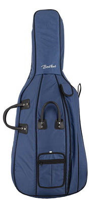 Boston CT-334 cello bag 23mm padded 3/4, blue, resistant nylon cover, 2 straps, various pockets