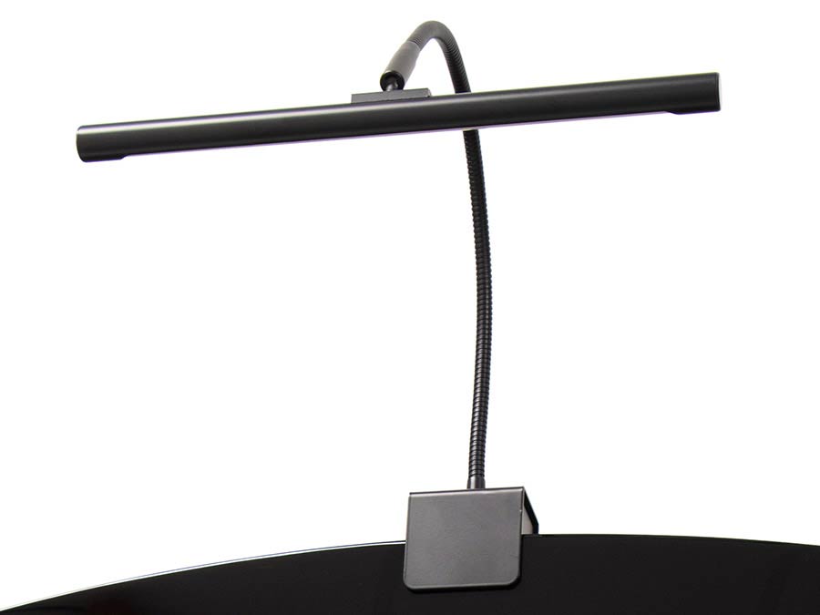 Boston PLM-1500-BK piano LED lamp T-shape with clamp, 78 LEDs, Color Temperature:3000K - 6500K adjustment