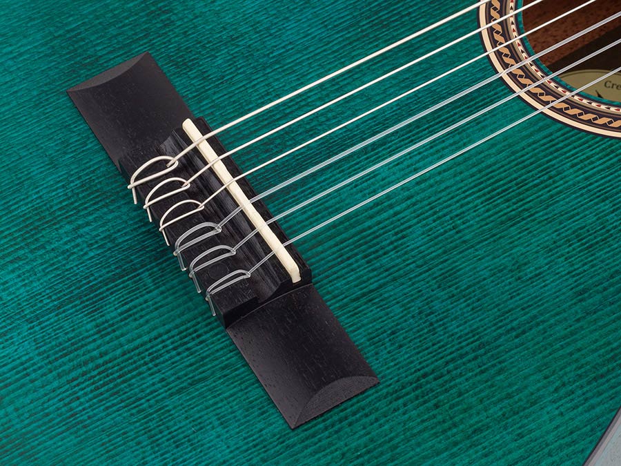 Valencia VC202TBU Klassieke gitaar 1/2 – Transparent Blue