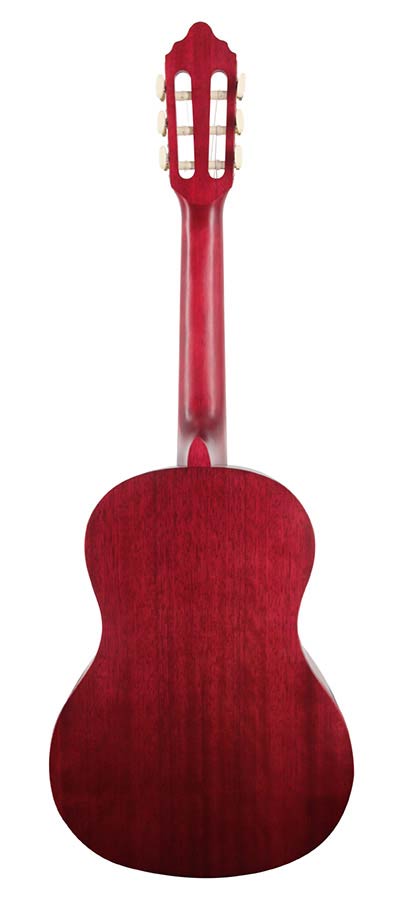 Valencia VC202TWR Klassieke gitaar 1/2 – Transparent Wine Red