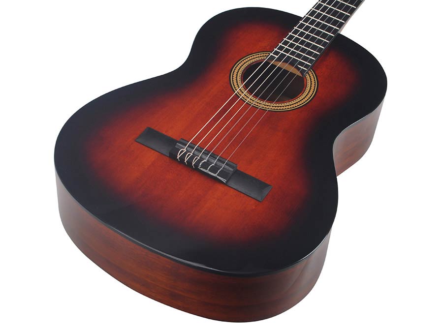 Valencia VC264HCSB Klassieke gitaar 4/4 met hybride hals