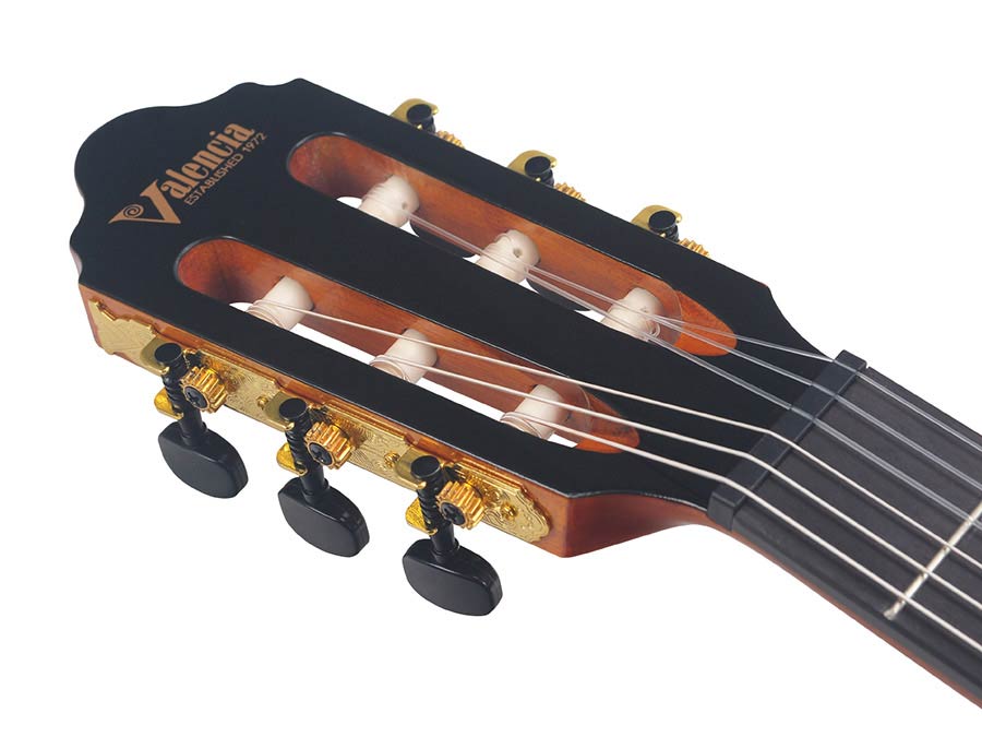 Valencia VC264HCSB Klassieke gitaar 4/4 met hybride hals