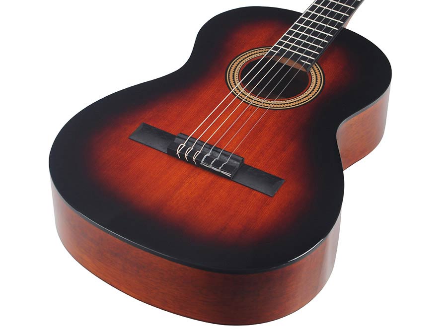 Valencia VC263HCSB Klassieke gitaar 3/4 met hybride hals