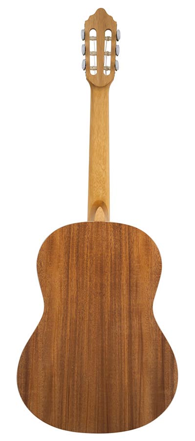 Valencia: Klassieke gitaar 4/4, sitka spar & mahonie, zwart