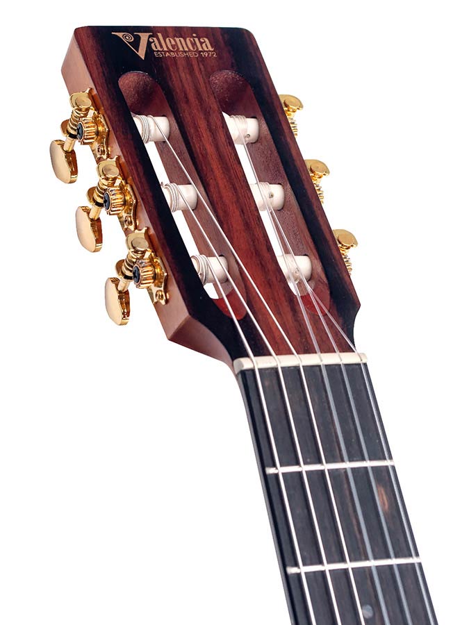 Valencia VA434CSB Nylonsnarige auditoriumgitaar 4/4 – Classic Sunburst