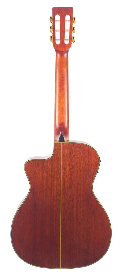 Valencia VA434CECSB Elektro-akoestische nylonsnarige auditoriumgitaar 4/4 – Classic Sunburst
