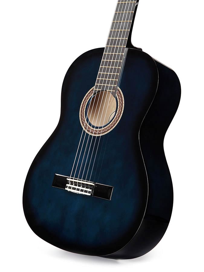 Valencia VC104BUS Klassieke gitaar 4/4 – Blue Sunburst