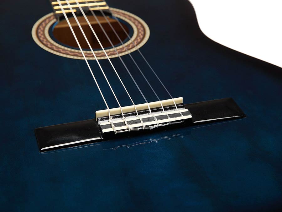 Valencia VC104BUS Klassieke gitaar 4/4 – Blue Sunburst