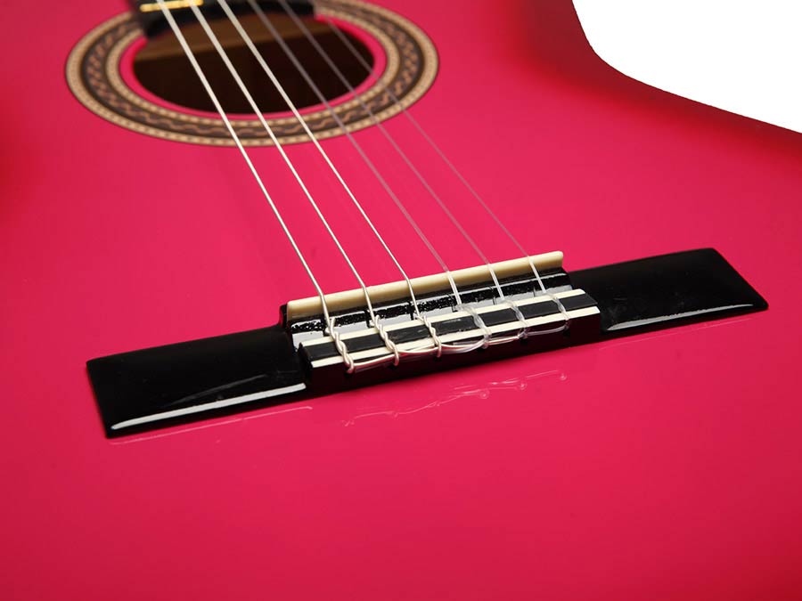 Valencia VC104PKS Klassieke gitaar 4/4 – Pink Sunburst