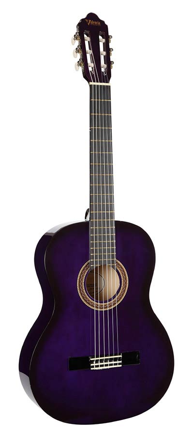 Valencia VC104PPS Klassieke gitaar 4/4 – Purple Sunburst